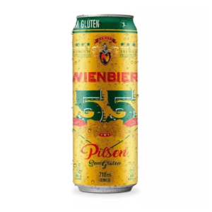 CERVEJA 55 PILSEN SEM GLUTEN LT 710ML