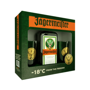 LICOR JAGERMEISTER + 2COPOS `KIT` 700ML