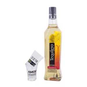 TEQUILA TEQUILERO REPOSADO C/2 COPOS 750ML